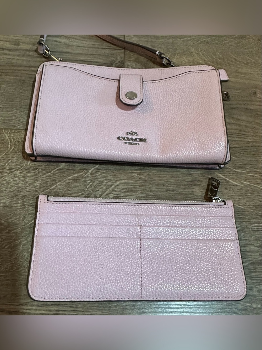 Coach Noa Pop Up Messenger Bag Pebbled Leather Pink Peony - Picture 5 of 15